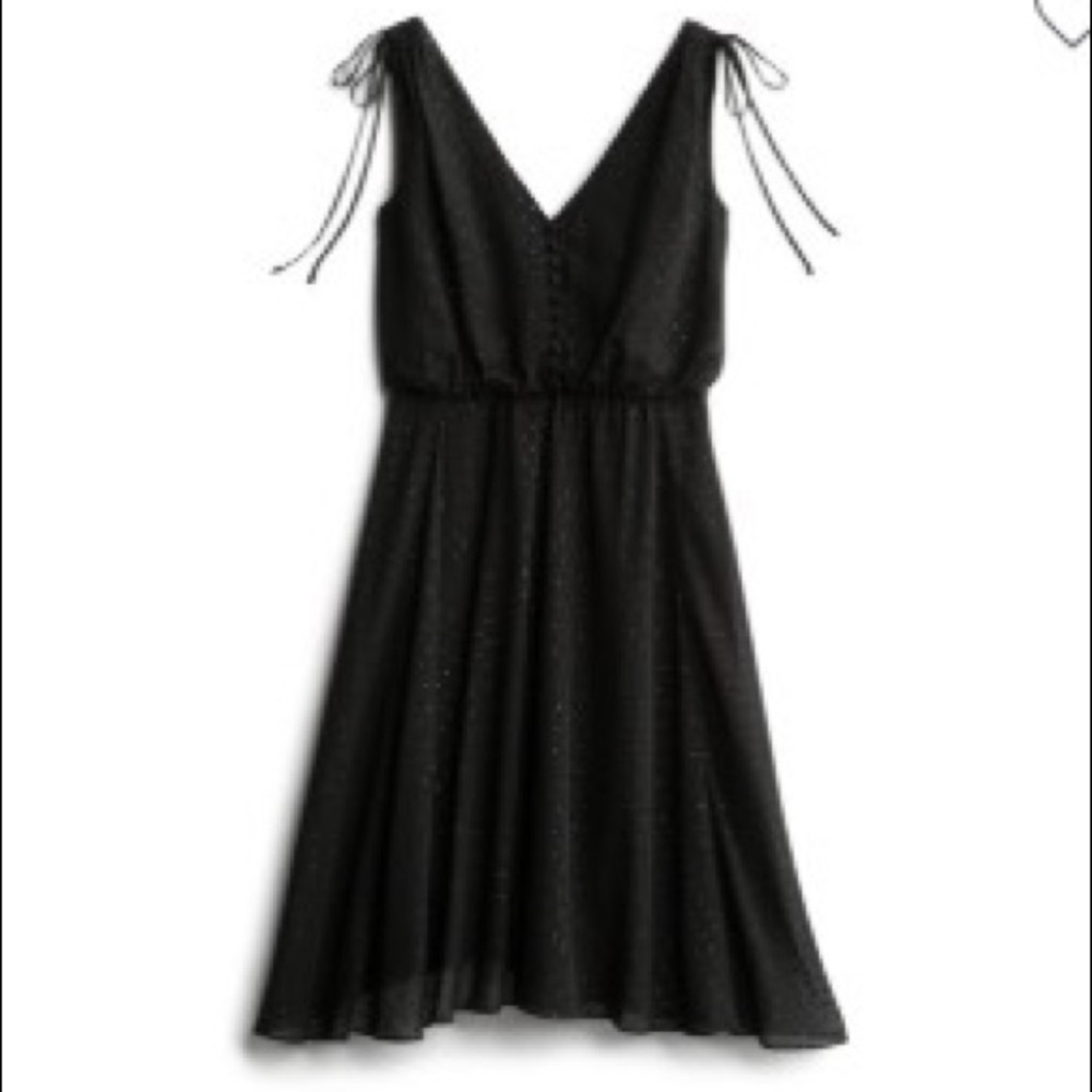 Shimmery Black Party Dress